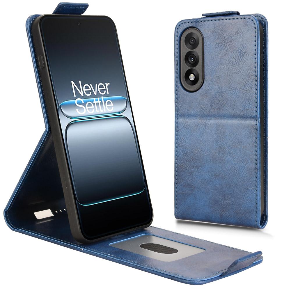 For OnePlus Nord 5 5G Stand Case Magnetic Clasp Vertical Flip Leather Phone Cover with Card Holder
