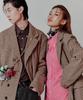 Wavegun Retro Check Long Coat Beige