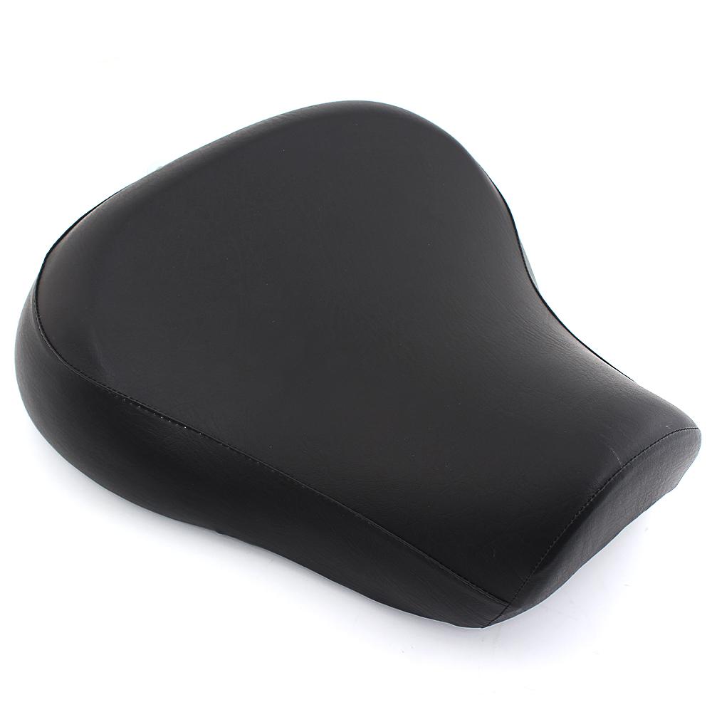 Motorcycle Black Front Driver Rider Solo Seat For Harley Sportster Iron XL 883 1200 Forty Eight Seventy Two Roadster 1983-2003