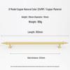 French Light Luxury Gold Brass Drawer Pull Handle