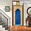 76Style 77/90cm Self-Adhesive Door Stickers Removable Wall Sticker Scenery Wallpaper Stone Stair Murals for Doors Modern Home Decor