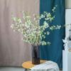 Artificial Silk Snow Willow Flower Arrangement for Indoor Decoration