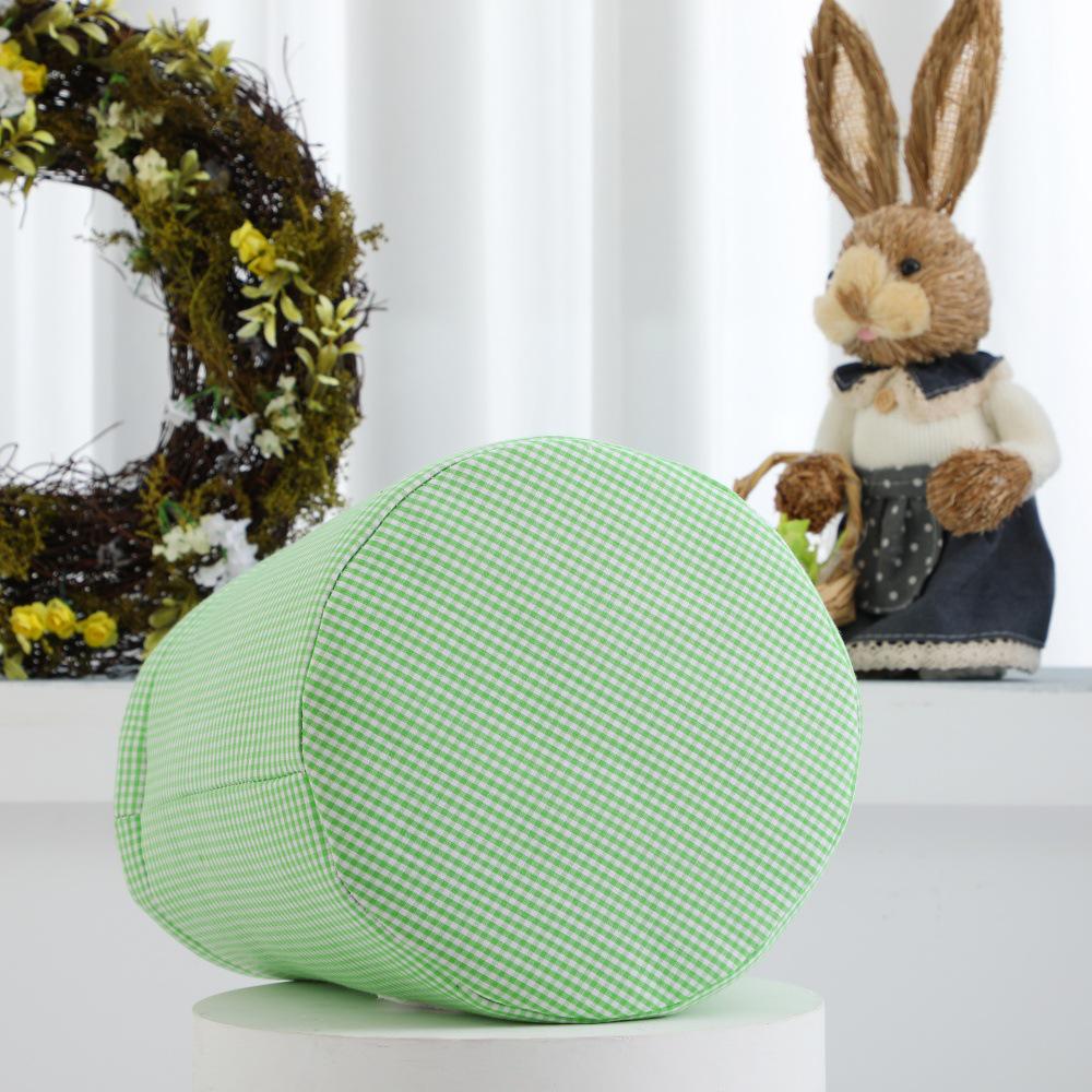 Easter Rabbit Lace Basket: Decorative Handheld Egg Storage