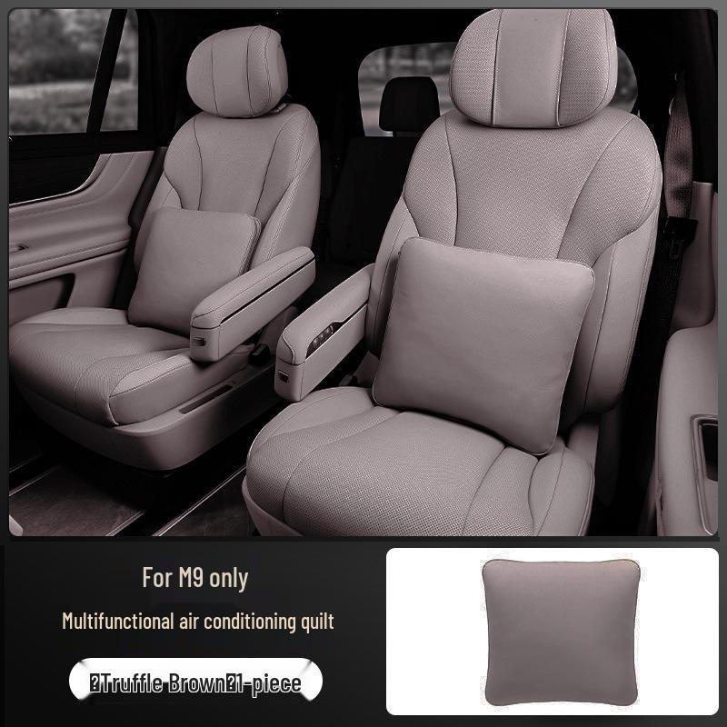 Dual-Use AITO M9 Car Cushion & Blanket with High-Grade Lumbar Support Special for 24/25 AITO M9