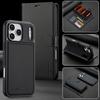 Für iPhone 17 Pro Max Brieftaschenhülle Luxuriöses Magnetisches PU-Leder Kartenfächer Klappbarer Handyhalter Abdeckung Für iPhone 16 15 14 13 Pro Max 12 11 Air