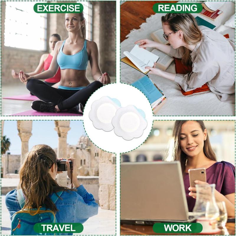 50 Buc/Set Pachet de Ulei de Ricin de Unică Folosință de Rezervă Autocolante Adezive Autoadezive pentru Buric Protecții pentru Buric Rezistente la Scurgeri