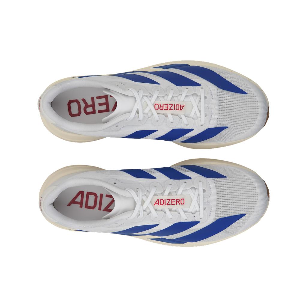 adidas Adizero Evo SL White Royal Blue Men Sneakers Cloud-White Pure-Ruby JS4494