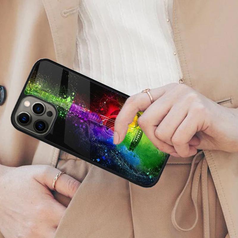 Acoustic Guitar Artistic Music Magnetic Phone Case For APPLE iPhone 17 Air 16 14 13 12 Pro Max 15 Plus Wireless MagSafe Cover