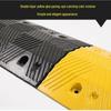 Thickened Rubber Speed Bump for Community and Garage Entrances