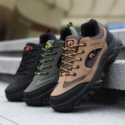 Wanderschuhe Herren Herbstmode atmungsaktive Plateau-Arbeitsschuhe Outdoor leicht und bequem lässige Herrenschuhe