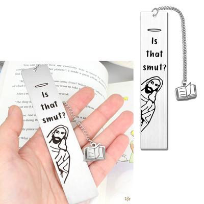 Humor Peeking Jesus Book Marker Christian Baptism Gift Funny Bookmark for Women Men Book Lover Reader Book Accessories