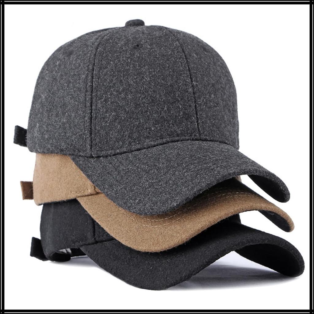 CZ156 [White Fang] Hat, Cap, Plain, Brim, Cool, Simple, Outdoor, Casual, Men's, Women's, (Black)