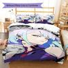 Lucyna Kushinada Pattern Bedding,Quilt Set Quilt Cover Pillowcase Home Birthday Gift(1 * duvet cover + 2 * pillowcase, without core)