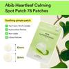ABIB Heartleaf Calming Spot Patch (2 Sizes), 78 Patches