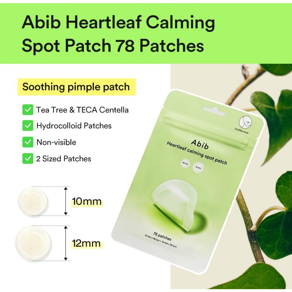 ABIB Heartleaf Calming Spot Patch (2 Sizes), 78 Patches