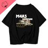 World War Ii Tank World Tiger M4 Military Enthusiast Short Sleeved TShirt Cotton Vintage Unisex Clothes