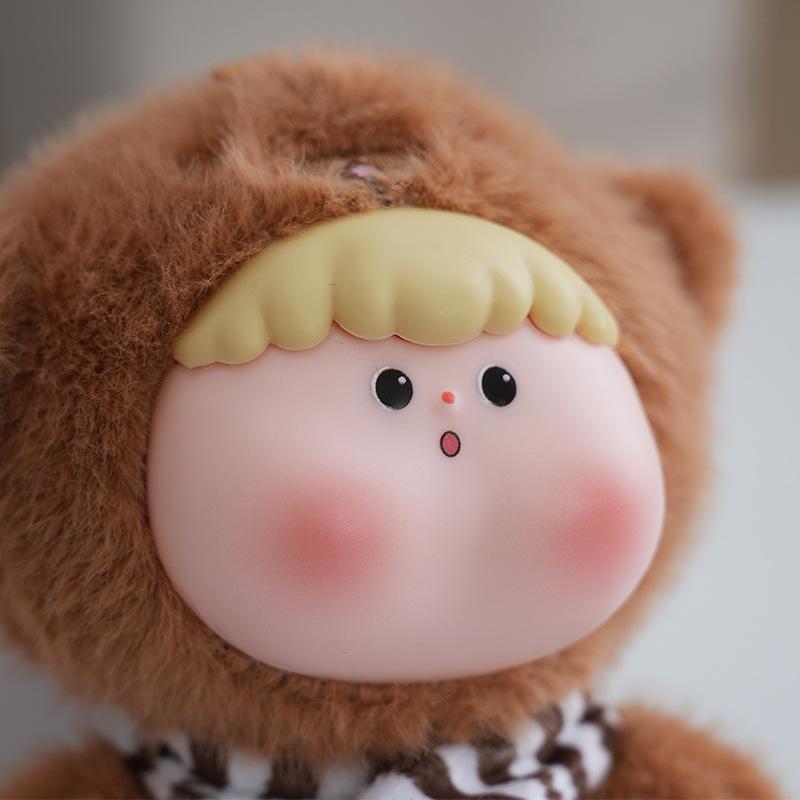 Cute Cartoon Animal Fruit Cub Lilith Plush Doll Keychain Backpack Hangings Ornaments Gifts