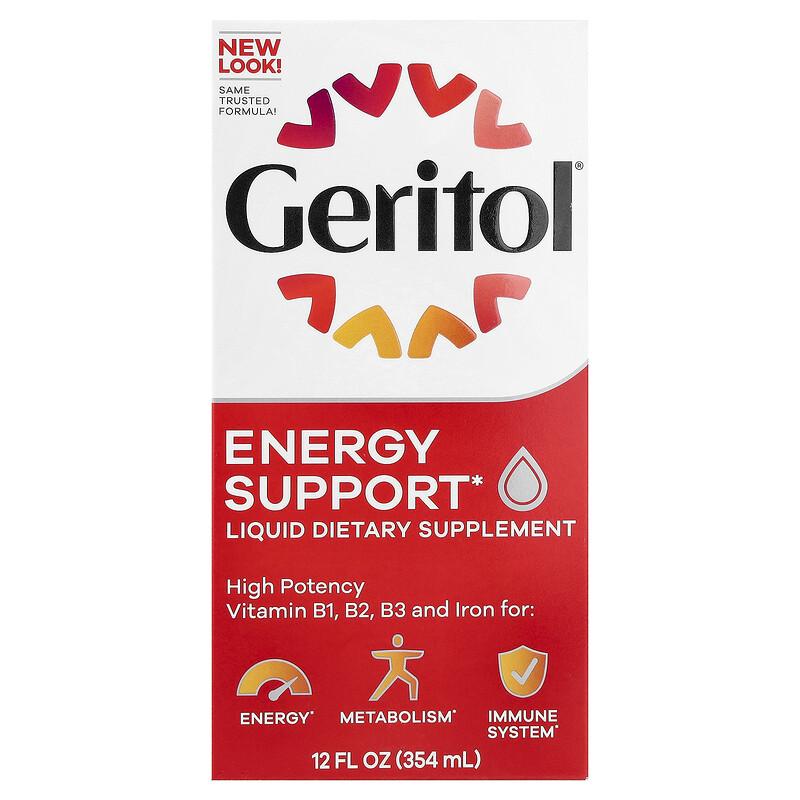 iHerb UK - Geritol , Energy Support Liquid Supplement, 12 Fl Oz (354 Ml) - Image 3