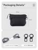 Shoulder YKK and Shoulder Mini Shoulder Bag [project-cb] Bag, Crossbody, Small, CORDURA, Waterproof, Lightweight, Zipper, Women's Men's Pouch, (white