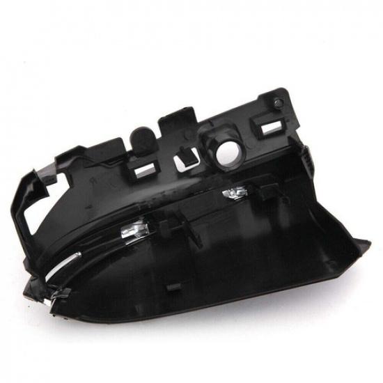 - Toyota Camry & Avalon Left Side Rearview Mirror Bottom Cover w/ Trim | Black | 1 Year Manufacturer Warranty | Front | China