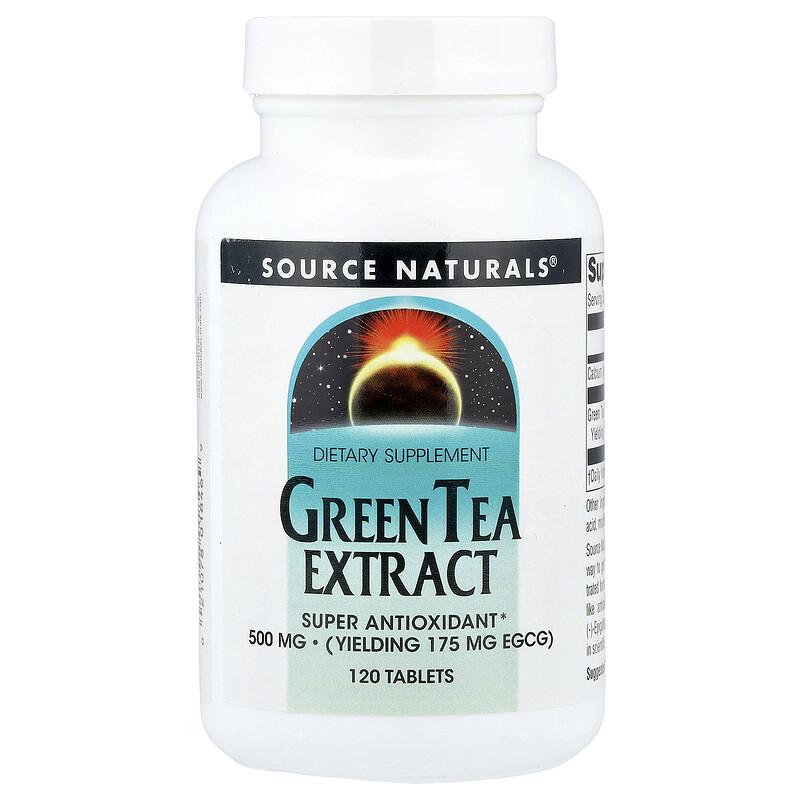 Green Tea Extract, 500 Mg, 120 Tablets
