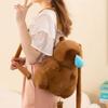 Capybara-Plüsch-Rucksack aus Capybara-Plüsch mit großer Kapazität, Unisex