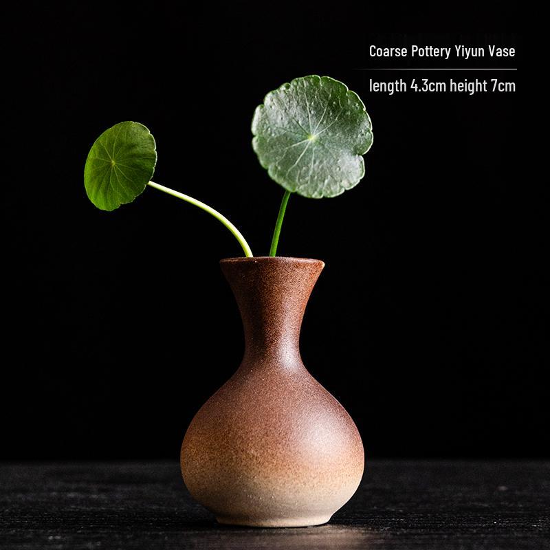 

Винтажная керамическая ваза для цветов в китайском стиле дзен - Большое настольное украшение для домашнего декора