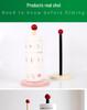 Solid Wood Tissue & Cling Film Organizer: Creative Vertical Holder for Home Kitchen & Bathroom.