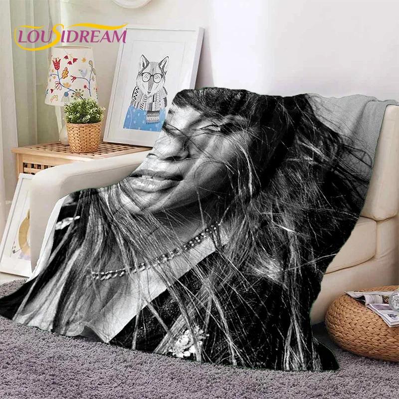 3D Cute Aitana Spanish Singer Soft Blankets,Keep Warm Throw Blanket Comfortable Blanket for Picnic Beds Sofa Home Bedroom Gifts