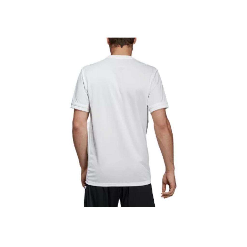 Adidas Casual Quick-Dry Sports Crew Neck Short Sleeve T-Shirt Men Tops White DW6896