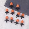 10 ks 90°/180°/360°/páskový úhel postřiku volitelné zahradní zavlažovací postřikovače 5,0 mm oranžová zavlažovací tryska pro zalévání rostlin