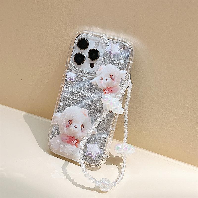 

Zhitai Apple Phantom Shell для iPhone 15 Pro, подходит для моделей 11/12/14, с креплением на цепочке для телефона. iPhone 15