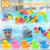50/100/150Pcs Mini Rubber Duck  Multicolor Bath Ducks Bulk Float Duck Toy For Shower Birthday Party Favors Gift Classroom