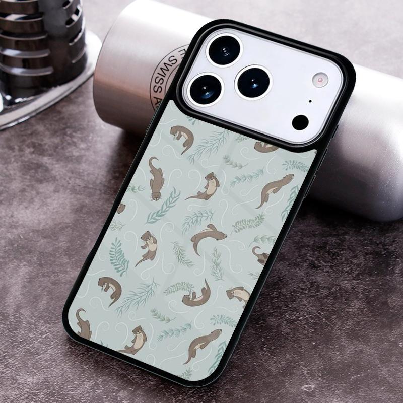 Seeotter Tier Handyhülle Für iPhone 17,16e,15,14,13,12,11,Mini,Pro,MAX Weiche Silikonhülle