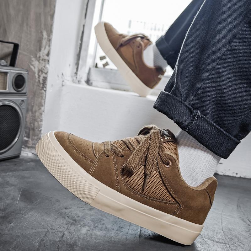 Designer Skateboarding Men Casual Skate Shoes Blue High Quality Trainers Trend Board Rubber Sole Sport Sneake Walking Casual Sho