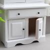 Miniature Wood Display Cabinet For 1/12 Doll House Decoration with Functional Storage Space Drawer Craft Project Props