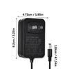 36W Universal Power Supply Adapter US Compatible Plug Fire Retardant Housing Stable Output for Various Electronics