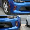 Red Daytime Running Light Lamp Cover Trim Frame For Chevrolet Camaro 2017-