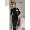 BFCCQB Women's Fashion Casual Summer Spring O-Neck Short Sleeve Pants Suits