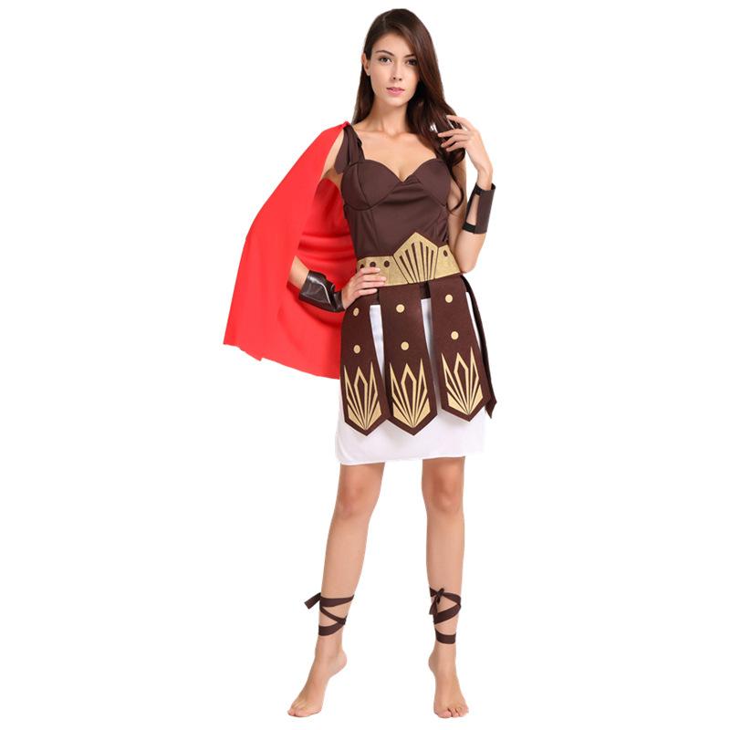 Disfraz de Guerrero Gladiador Greco Romano para Hombres Adultos Disfraces de Caballero Julio César Halloween Carnaval Mardi Gras Disfraz de Fantasía Umorden