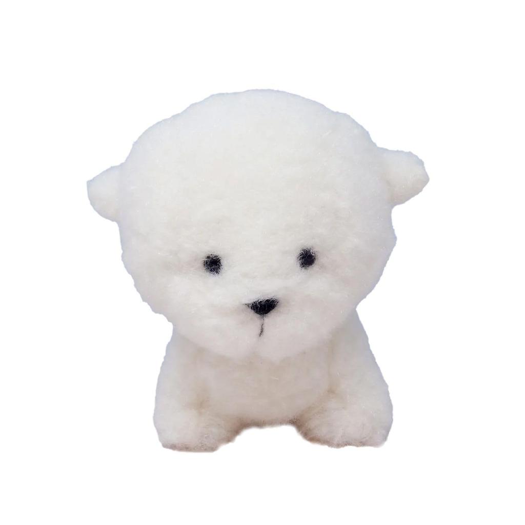 Naito Design Laboratory Watapo Plush Dog, Small, Bichon Frise, 48058