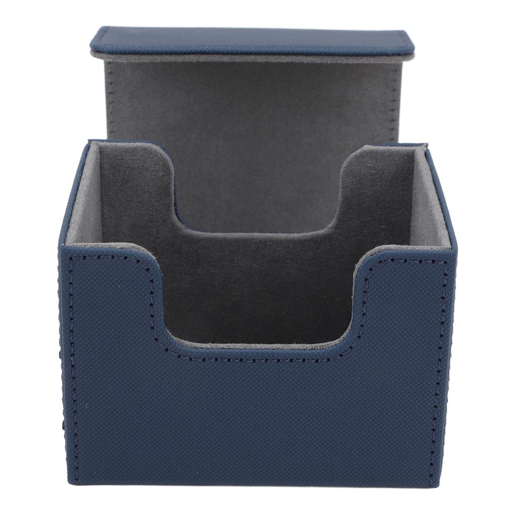 Kartendeckbox mit magnetischem Klappdeckel, große Kapazität, PU-Leder, Kartenaufbewahrungsetui für Spielkarten, Tarot