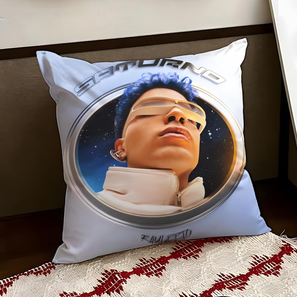 RRauw Alejandro singer Cushion Cover Reversible Soft Durable Pillow Cover Home Car MultiScene Use for Daily Comfort