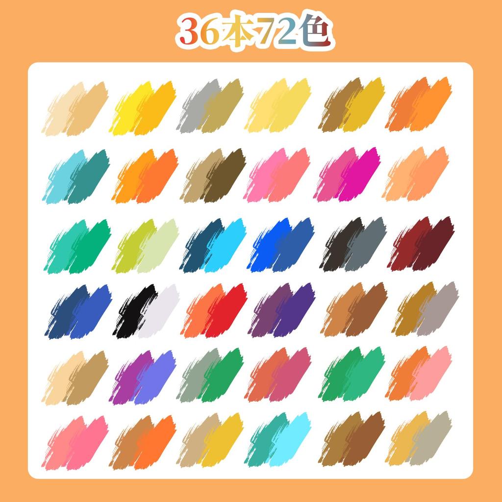 Acrylmarker Stift 72 36 Kann auf Kunststoff geschrieben werden und für Kunst Geschenkset, Farben, Stifte, Wasserbasiert, Ungiftig, Wasserdicht, Schnelltrocknend,