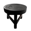 Wood Plant Stool Pot Riser Holder Rustic Round Flowerpot Rack Flower Shelf for Indoor Outdoor