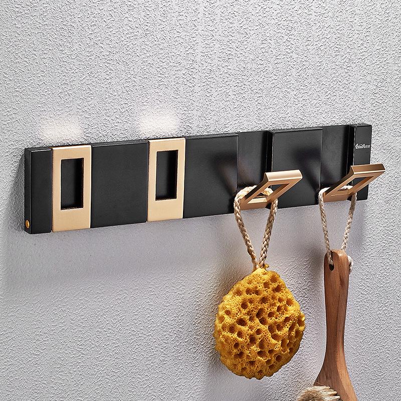 Behind the Door Coat Hook Space Aluminum Clothing Hanger Clothes Bathroom Storage uygun fiyatlı