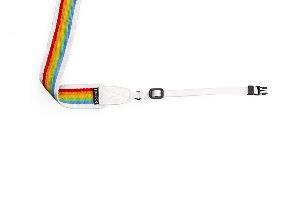 Polaroid Camera Strap Flat – Rainbow Gray (6054)