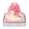 3D Art Calendar Clock Calendar Carousel Notepad Tear Paper Carving Notes