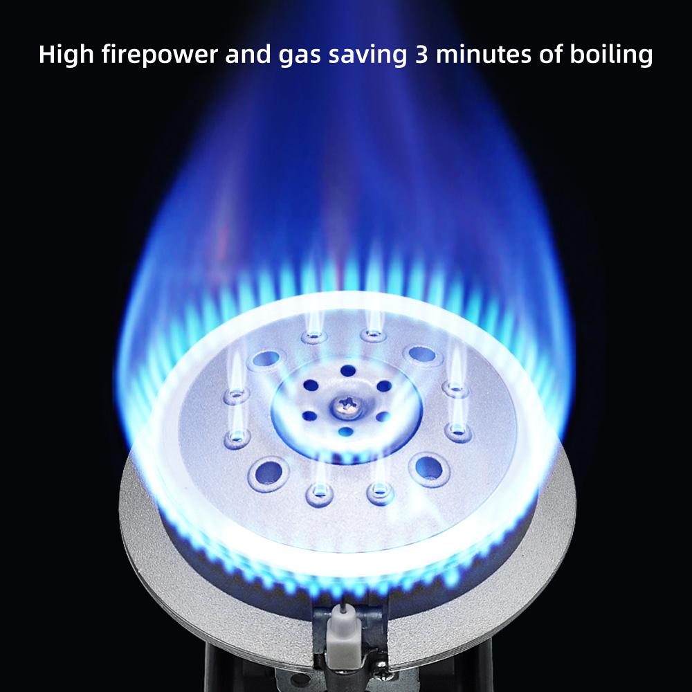 Camping Stove Heater Small Cassette Stove Single Burner Portable Cooking Furnace Gas Stove for Indoor Outdoor Camping