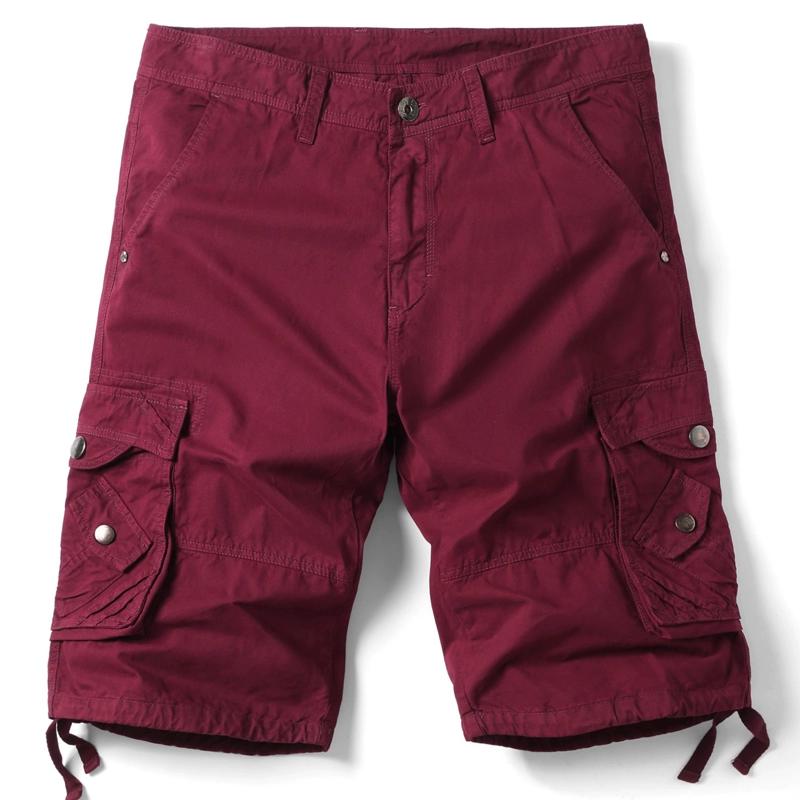 Mens Cargo Shorts Cotton Relaxed Fit Camouflage Camo Cargo Short